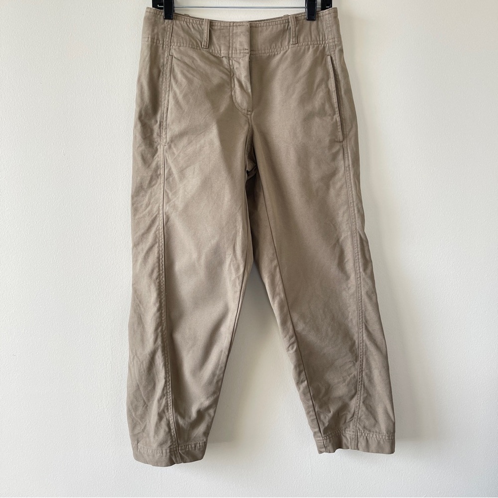 BANANA REPUBLIC Petite Mid-Rise Barrel-Leg Utility Pants